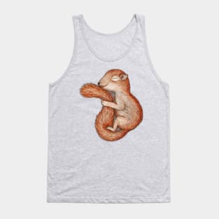 Hibernating squirrel Tank Top